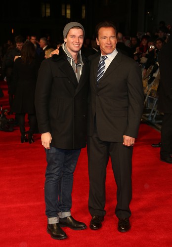 Arnold Schwarzenegger z synem Patrickiem Schwarzeneggerem