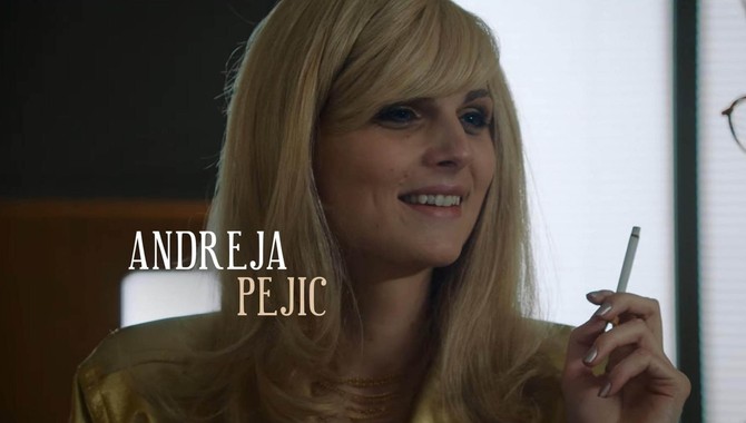 Andreja u filmu "Daliland" kao Amanda Lir, androgena Dalijeva muza 