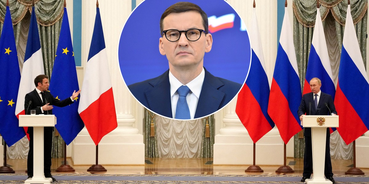 Prezydent Francji oburzony na premiera Morawieckiego za słowa o Hitlerze.