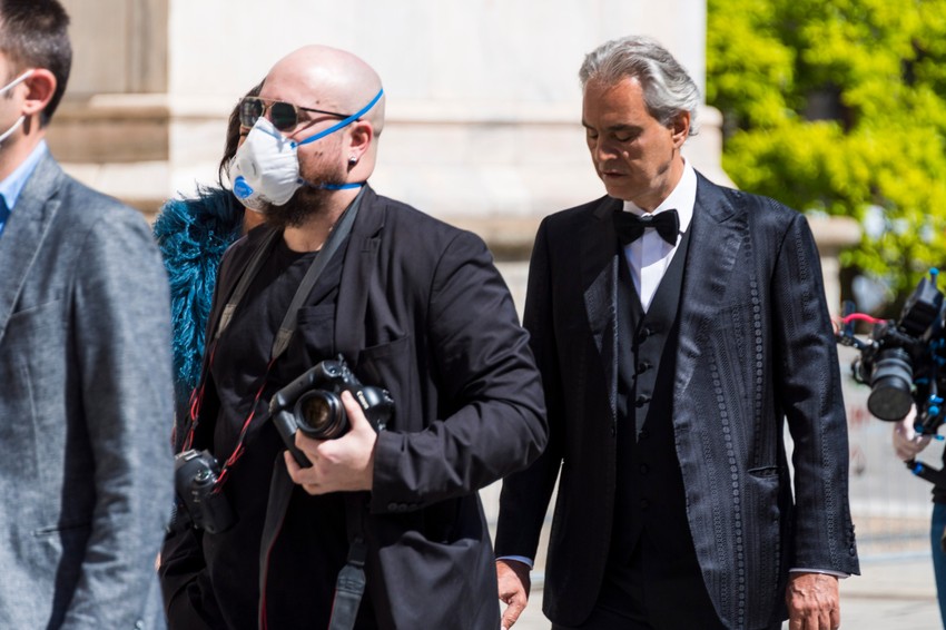 Andrea Bočeli stiže u Duomo