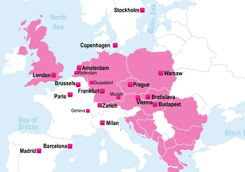 Opcja paneuropejskiego telekomu promowałaby największych graczy, takich jak choćby Deutche Telekom kontrolujący sieć T-Mobile. Koncern działa w kilkunastu krajach Europy