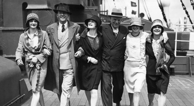 A glamorous cruise ship back in the day.Topical Press Agency/Getty Images