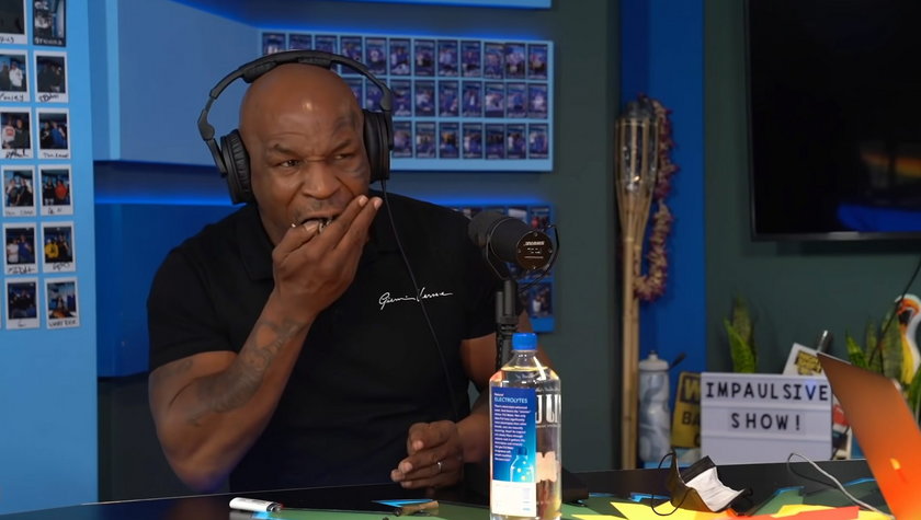 Mike Tyson zjadł na wizji halucynogenne grzyby