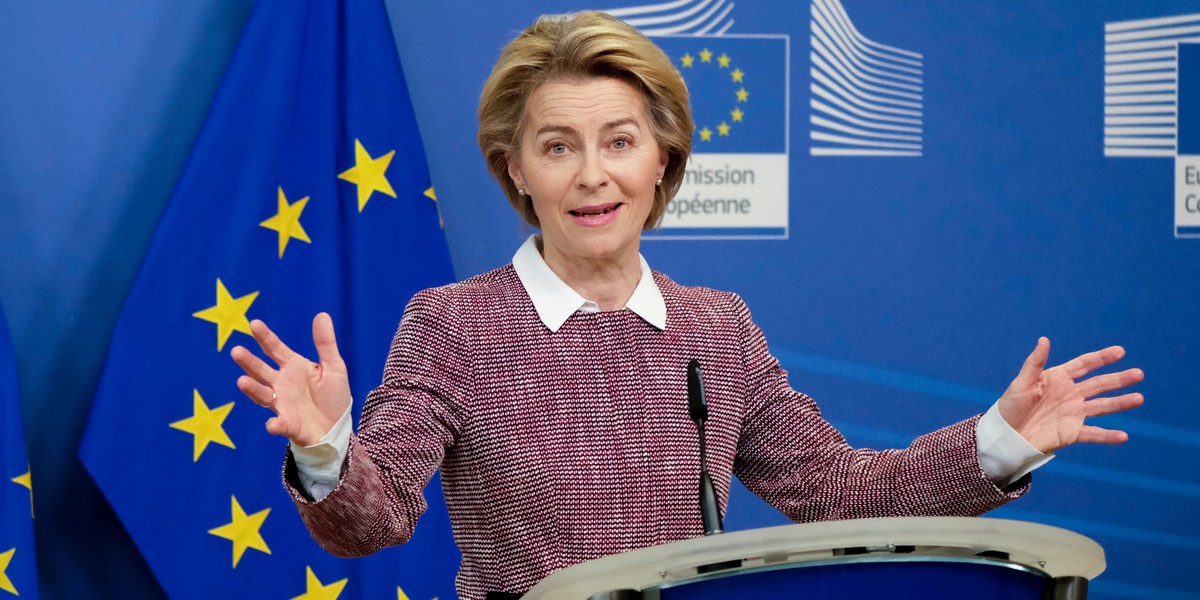 Przewodnicząca KE Ursula von der Leyen.