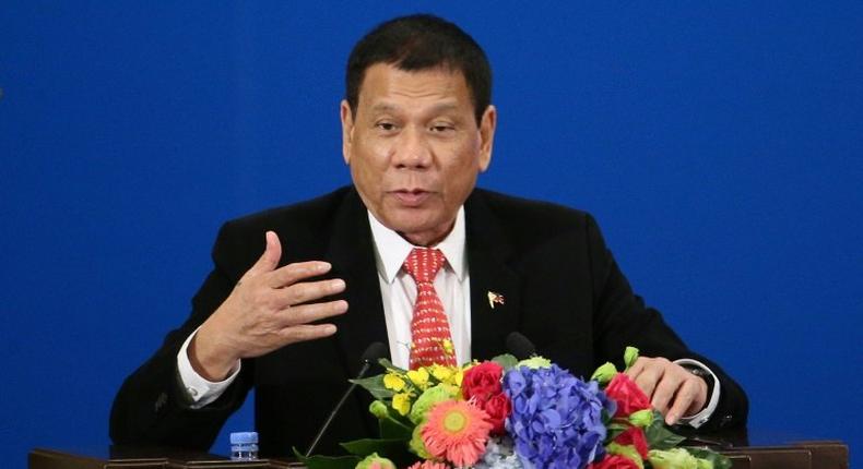 Philippines' President Rodrigo Duterte is in China for a four-day trip seen as confirming his tilt away from Washington and towards Beijing's sphere of influence