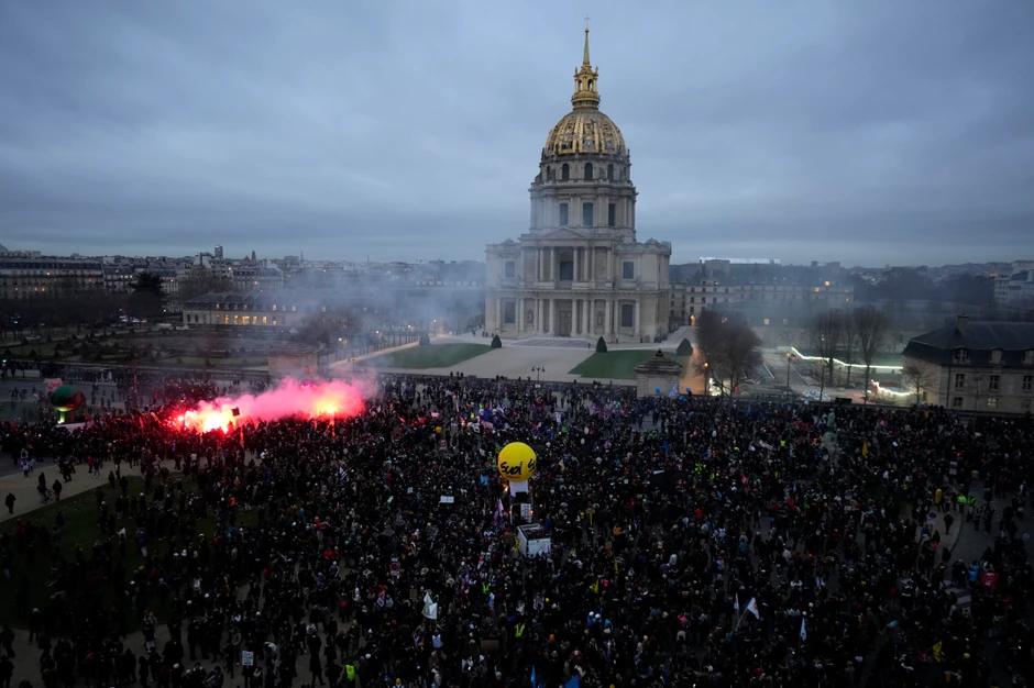 Protesti u Francuskoj zbog penzione reforme - Pariz