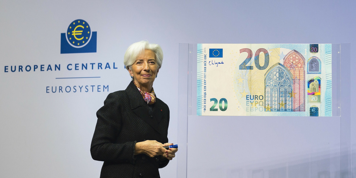 Szefowa Europejskiego Banku Centralnego Christine Lagrde ogłosiła decyzję w sprawie stóp procentowych.