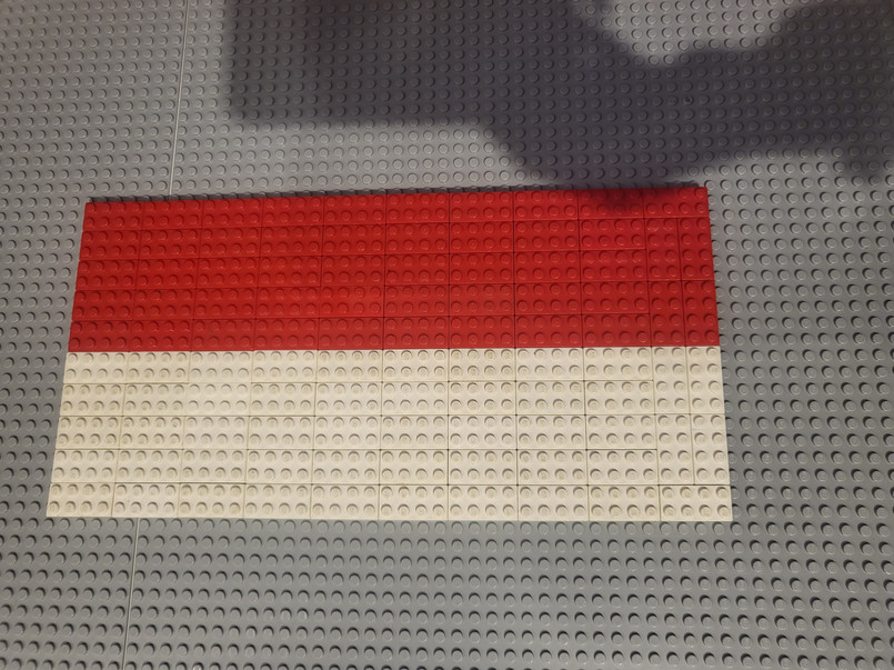 flaga biało-czerwona