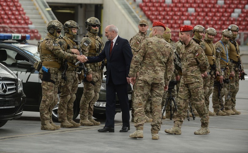 Pokaz wyszkolenia Oddziału Specjalnego Żandarmerii Wojskowej