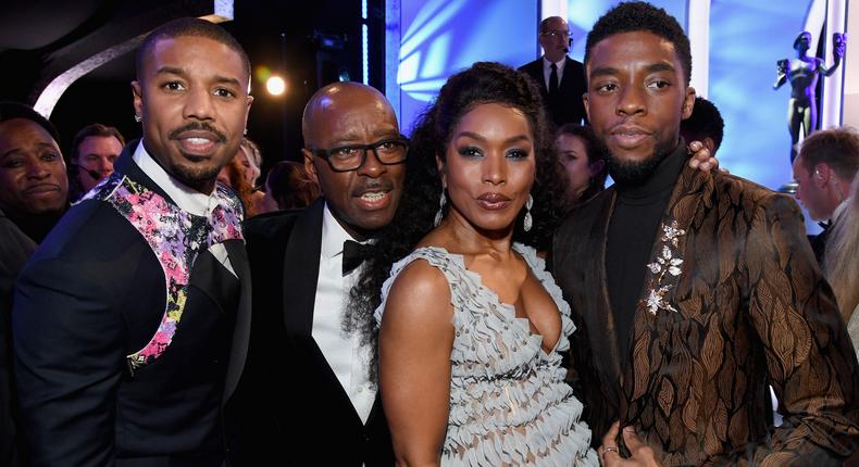 Angela Bassett and Courtney B. Vance's son, Slater Vance, quickly posted an apology about participating in the TikTok trend.Kevin Mazur/Getty Images