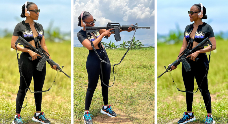 Vinka goes shooting: 5 benefits of shooting at a gun range/Instagram