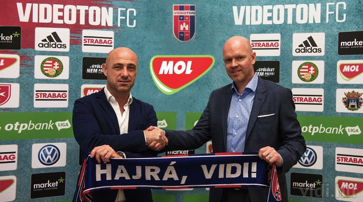 Henning Berg (jobbra) a Videoton új vezetőedzője / Fotó: vidi.hu