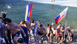 Voždovac - plivanje za časni krst