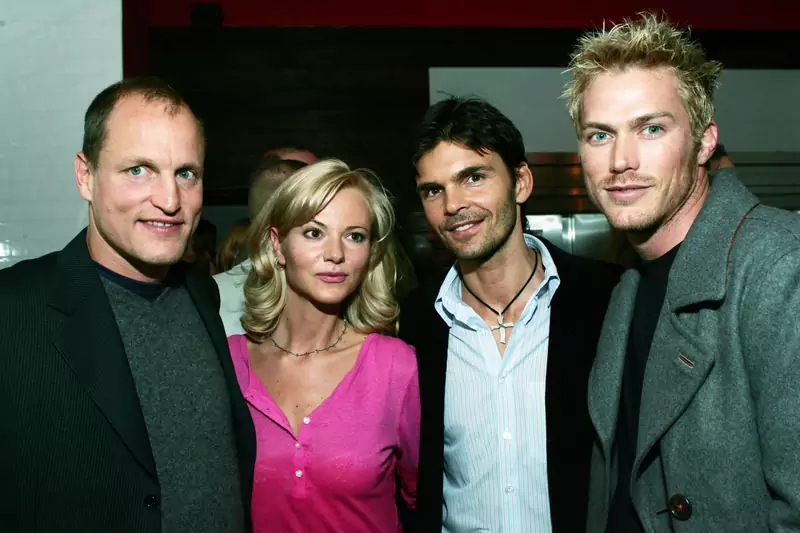 Woody Harrelson, Sarma Melngailis, Matthew Kenney i Jason Lewis Fot. Andrew Kent/Getty Images