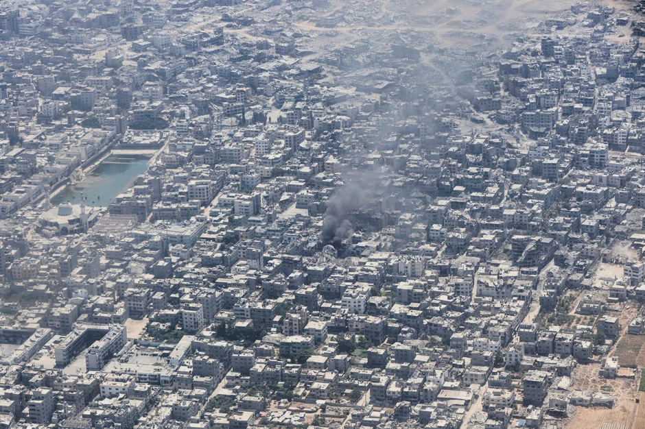 Gaza Siti iz aviona za distribuciju humanitarne pomoći 7. avgusta