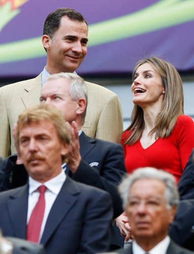 Księżna Letizia i książę Filip