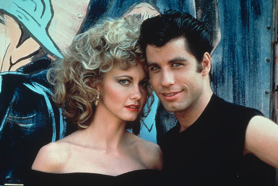 Olivia Newton-John és John Travolta a Grease című musicalben. Fotó: Getty Images