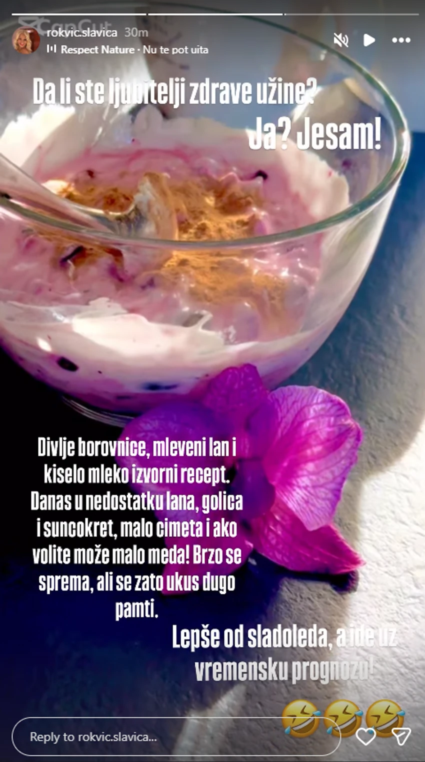 Zdrava užina Slavice Rokvić