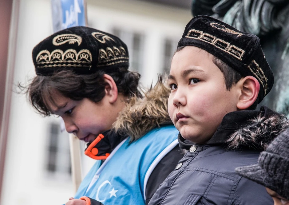 Ujgurska manjina na protestu u Minhenu 2019.
