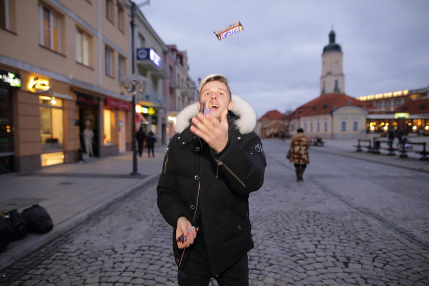 Pilka nozna. Jagiellonia Bialystok.Chwila z Arvydas Novikovas. 28.11.2018