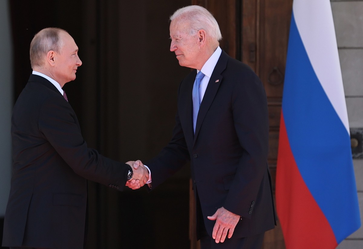 Joe Biden i Władimir Putin