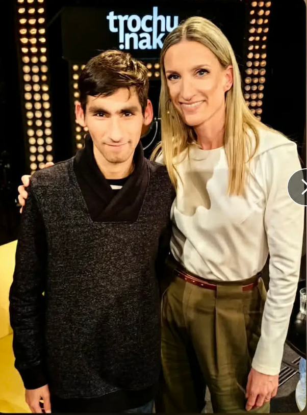 Adela Vinczeová na nakrúcaní nových častí Trochu inak.