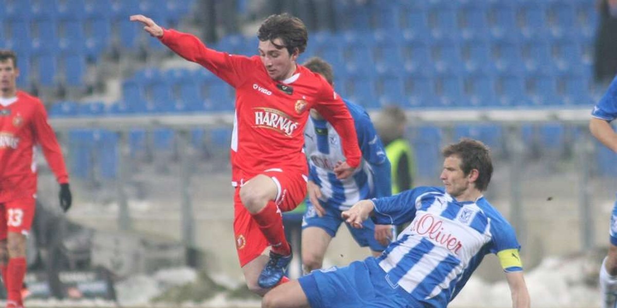 Lech Poznań - Widzew Łódź 1:0 w meczu 16. kolejki ekstraklasy