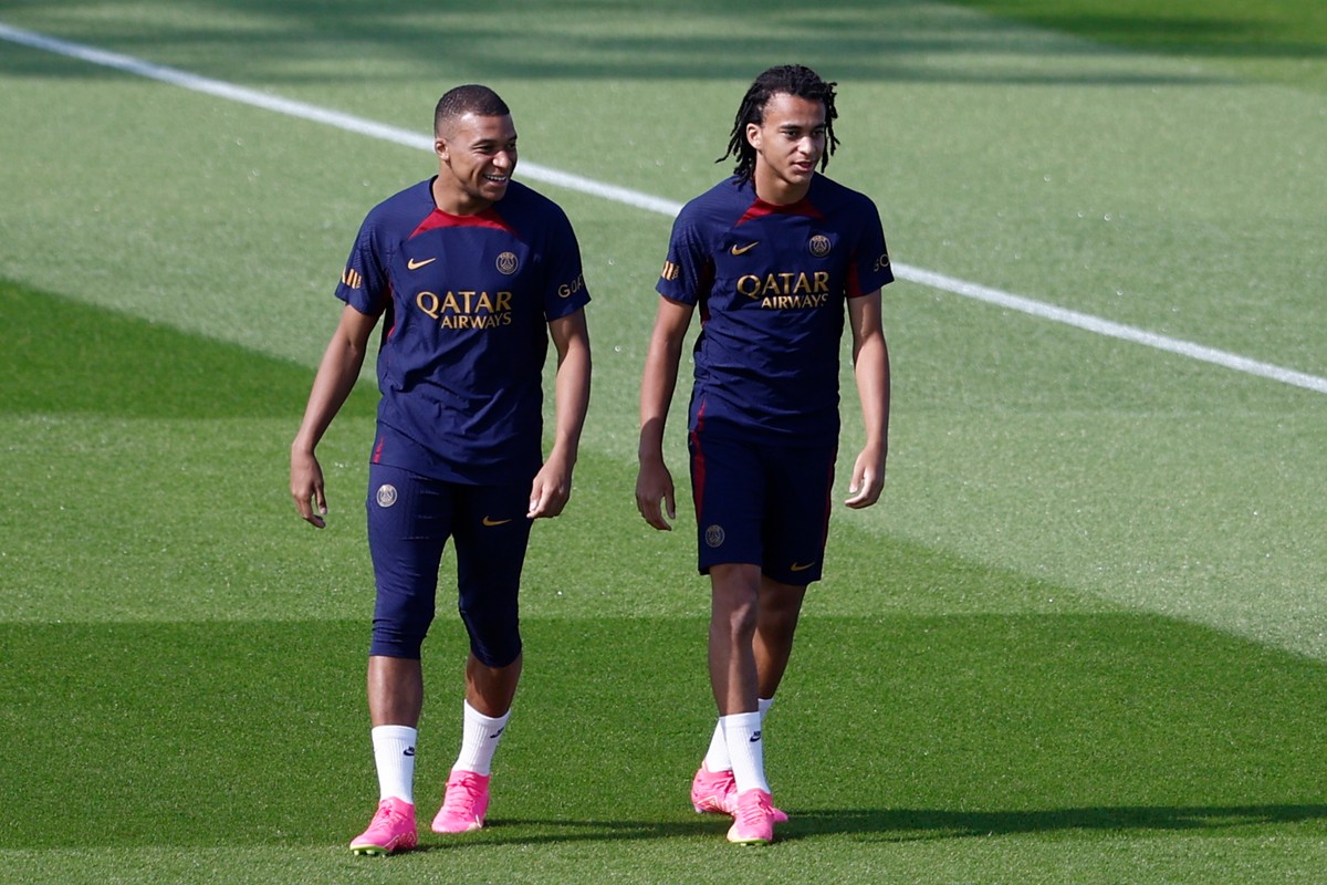 Kylian Mbappe i Ethan Mbappe