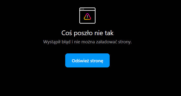 Błąd w logowaniu do Instagrama, 5.03.2024 r.