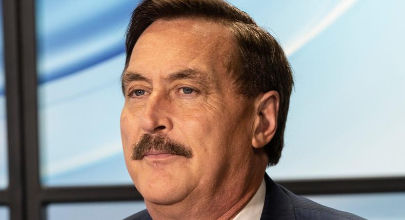 MyPillow CEO Mike Lindell has his cell phone seized on September 13.