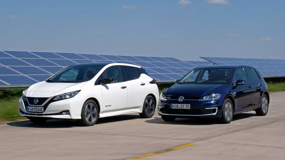 Nissan Leaf i VW e-Golf - porównanie