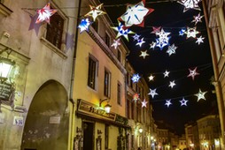 Bożonarodzeniowe iluminacje w centrum Lublinia