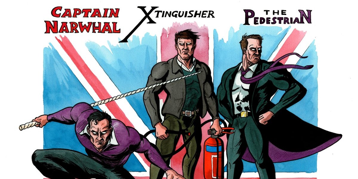 Wielka Brytania Polak jako superbohater po ataku terrorysty Facet