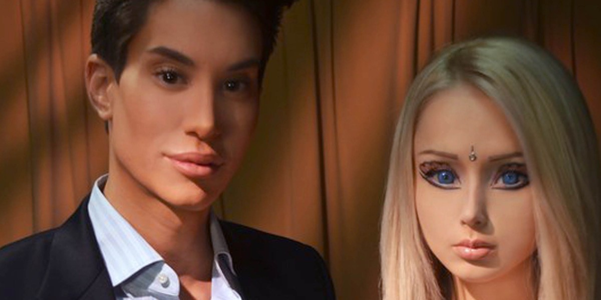 Valeria Lukyanova i Justin Jedlica