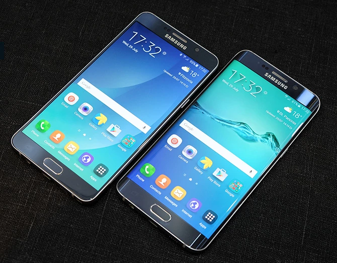 Samsung Galaxy Note 5 i Galaxy S6 Edge Plus niewiele się od siebie różnią
