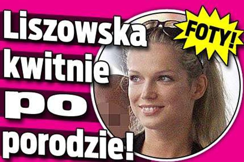 Liszowska kwitnie po porodzie! FOTY