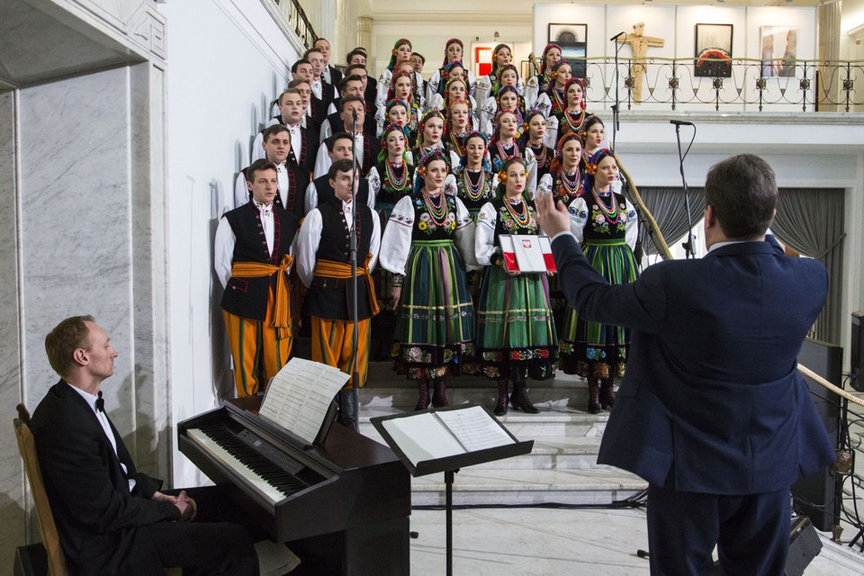 Koncert zespołu Mazowsze w Sejmie