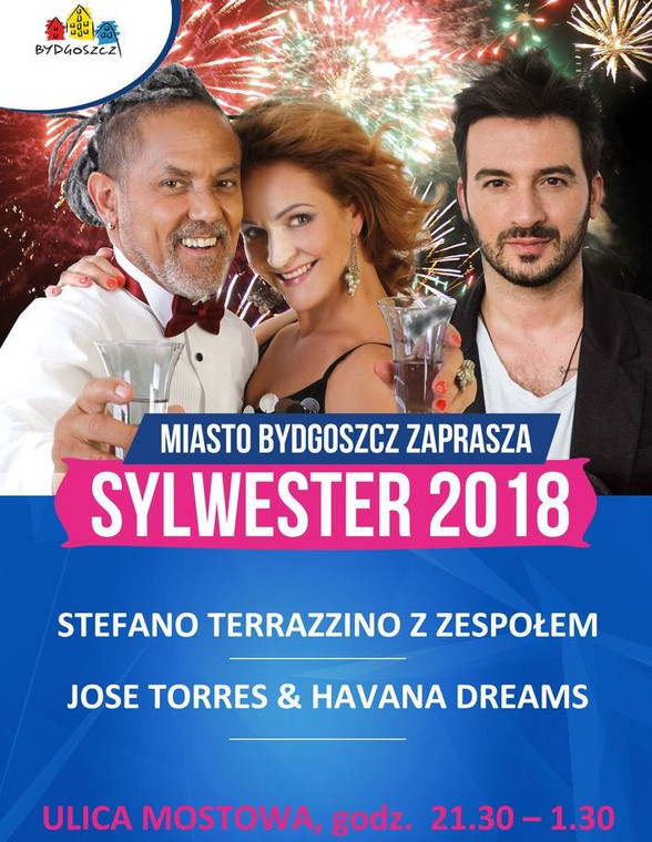 Sylwester 2018 w Bydgoszczy