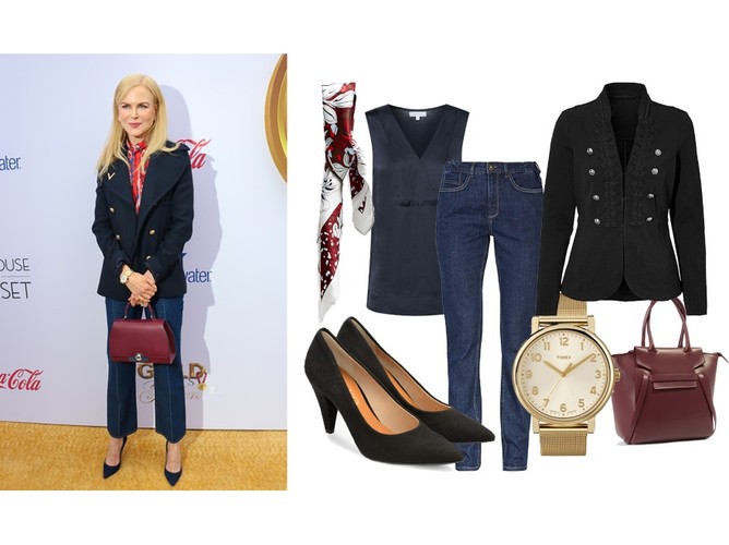 STYLIZACJE Nicole Kidman - na nieformale spotkanie