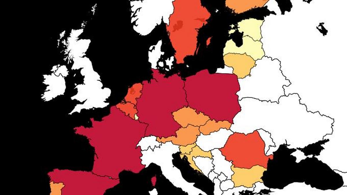 imigracja mapa uchodźcy