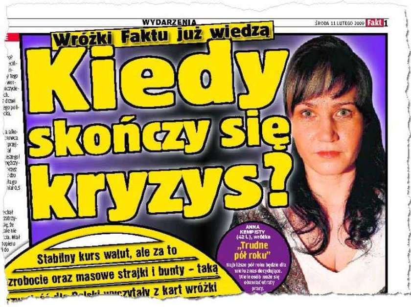 Kiedy skończy się kryzys?