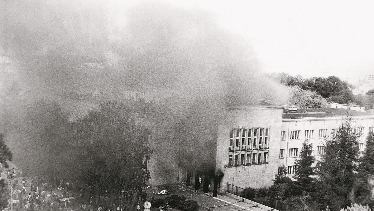 RADOM . 25 CZERWCA 1976 PROTEST RADOMSKICH ROBOTNIKOW