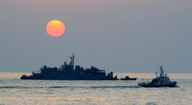 South Korean ships patrol the disputed waters of the Yellow Sea