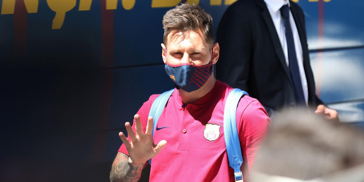 Messi nie wziął udziału w treningu Barcelony