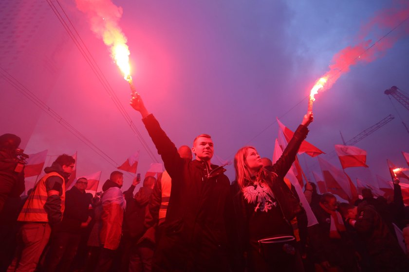 Burza po słowach o nazistach w Warszawie