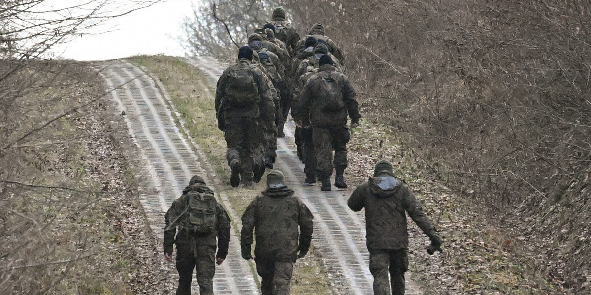 Poszukiwania śladów rosyjskiej rakiety na Lubelszczyźnie.