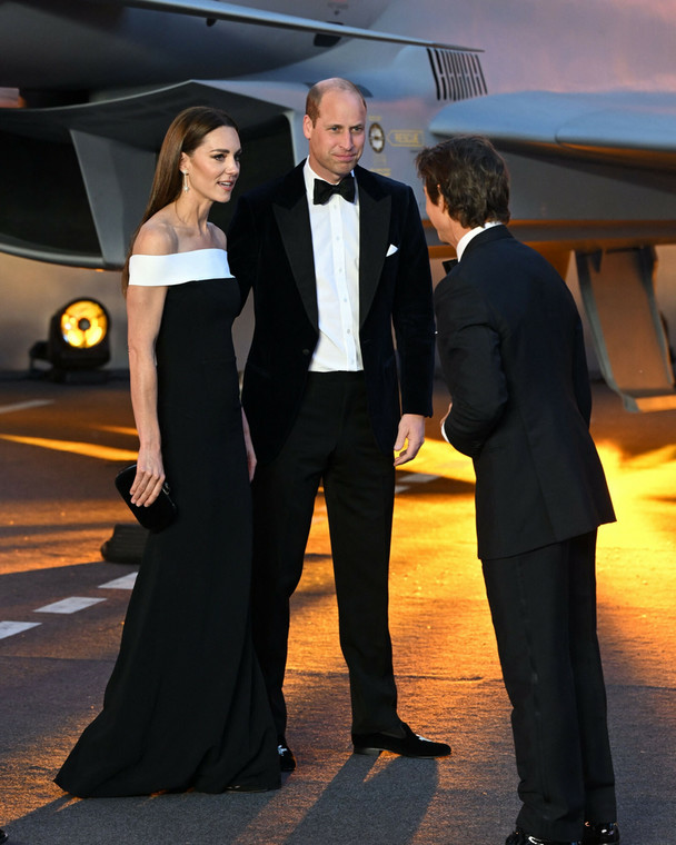 Księżna Kate i książę William na premierze "Top Gun: Maverick"