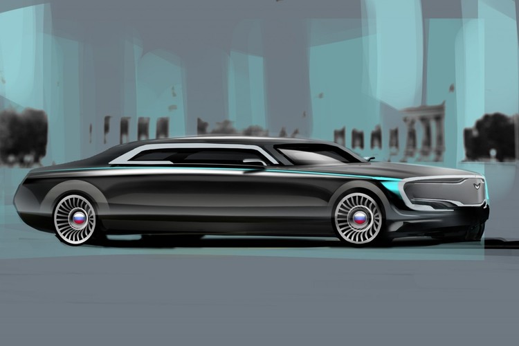 Konkursowy projekt nowej limuzyny Putina. Czy coś z tego zostanie wykorzystane przez Porsche przy tworzeniu auta produkcyjnego?