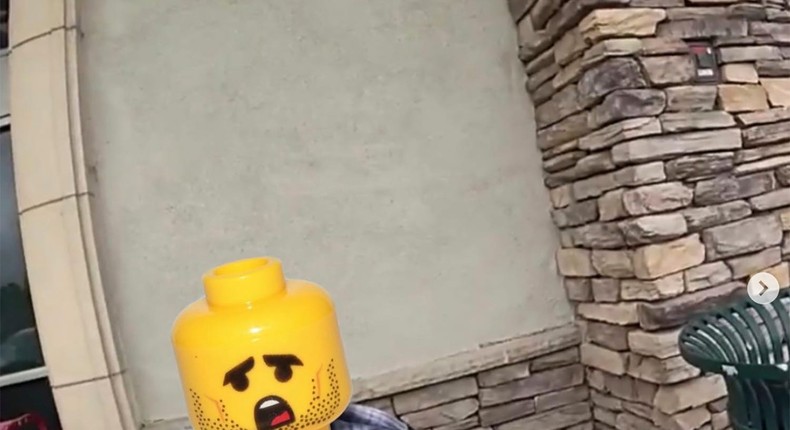 The police department in Murrieta, California has been editing Lego heads over suspects' photos on social media.Murrieta Police Dept. via AP