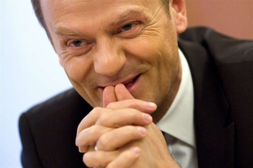 Donald Tusk, uśmiech